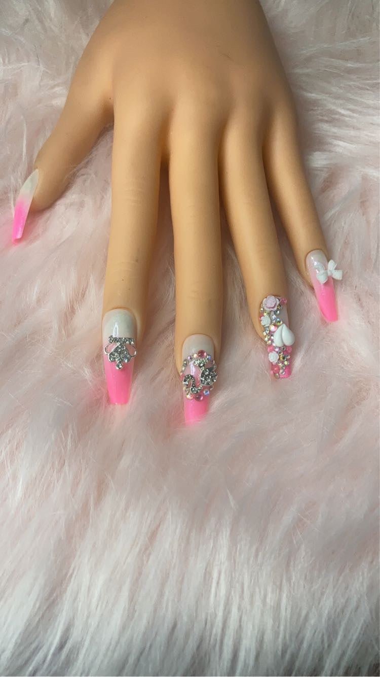 PiNK OMBRE ELEGANCE (KK#216)