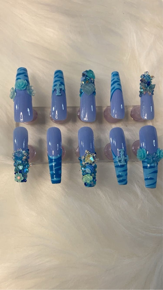 BLUE CHARMS & STRiPES (KK#344)